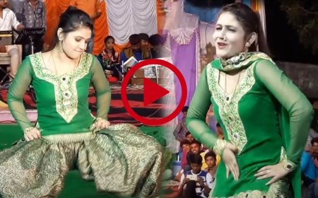 Gori Nagori के इस वीडियो ने मचाई तबाही, तगड़े डांस स्टेप देख गाँव वालों का जमकर टपका पसीना, देखे वीडियो 