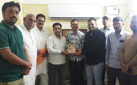 कोर कमेटी ने प्रहार राज फाउंडेशन जयपुर के संस्थापक तुषार योगी व अंकित जिंदल का ससम्मान स्वागत किया