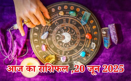 आज का राशिफल 20 जून 2025