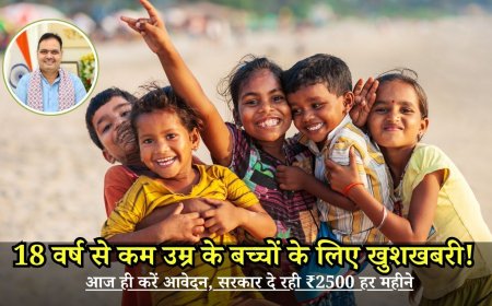 18 वर्ष से कम उम्र के बच्चों के लिए खुशखबरी! आज ही करें आवेदन, सरकार दे रही ₹2500 हर महीने