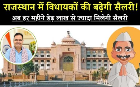 राजस्थान में विधायकों की बढ़ेगी सैलरी!, अब हर महीने डेढ़ लाख से ज्यादा मिलेगी सैलरी