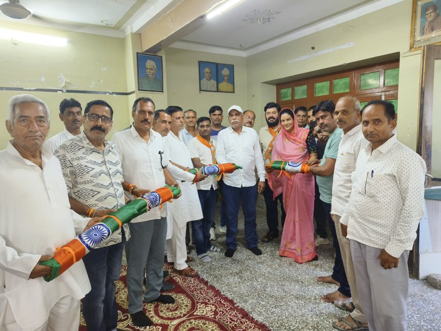 नापासर में 15 अगस्त को तिरंगा रैली, कैबिनेट मंत्री सुमित गोदारा होंगे शामिल