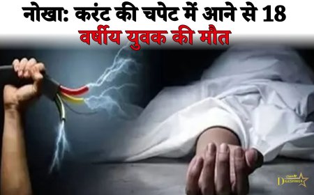 नोखा: करंट की चपेट में आने से 18 वर्षीय युवक की मौत