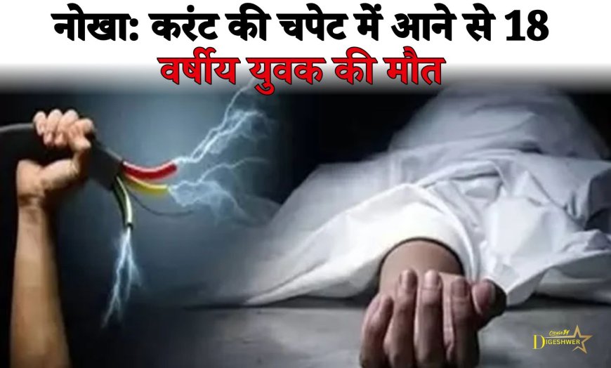 नोखा: करंट की चपेट में आने से 18 वर्षीय युवक की मौत