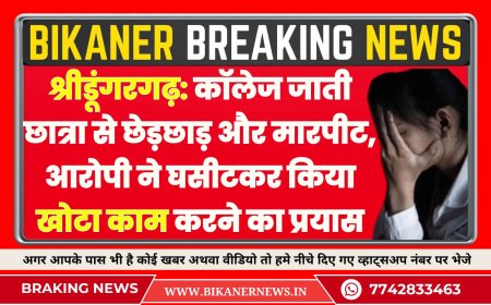 c: कॉलेज जाती छात्रा से छेड़छाड़ और मारपीट, आरोपी ने घसीटकर किया खोटा काम करने का प्रयास