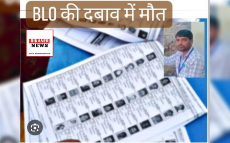 एक और BLO की मौत,  आया तहसीलदार को फोन ओर अटैक से हो गई मौत।