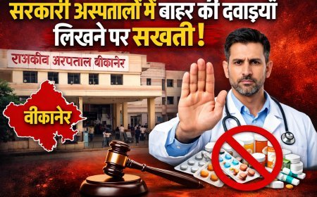सरकारी अस्पतालों में बाहर की दवाइयाँ लिखने पर सख्ती, डॉक्टरों को चेतावनी