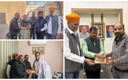 भामाशाह और उद्योगपति अशोक मोदी का सम्मान, मोदी को दिया साध्वी ऋतंभरा के कार्यक्रम का निमंत्रण