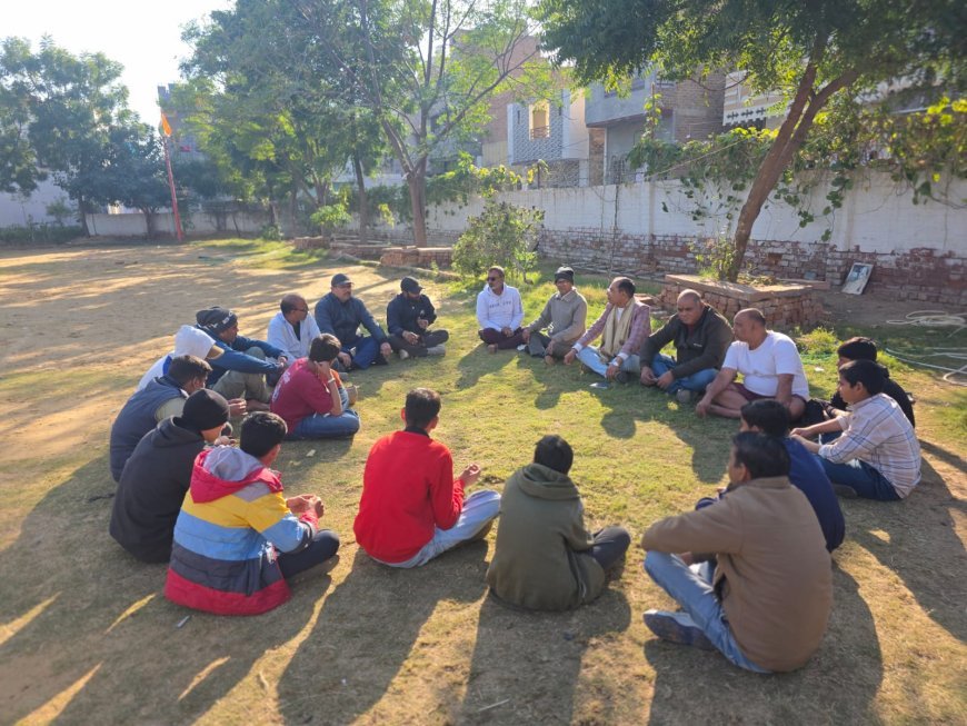 ​निर्माण और सामाजिक संगठन हेतु वीर हनुमान बस्ती में बैठक संपन्न, 26 जनवरी को होगा विशाल हिंदू सम्मेलन।