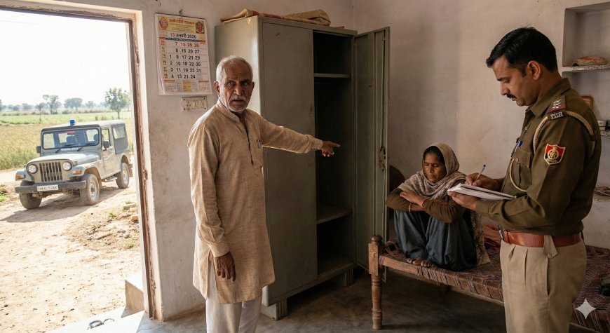 बीकानेर: खेत में सोता रहा परिवार, रात को जेवरात और 20 हजार की नकदी लेकर 16 वर्षीय नाबालिग लापता