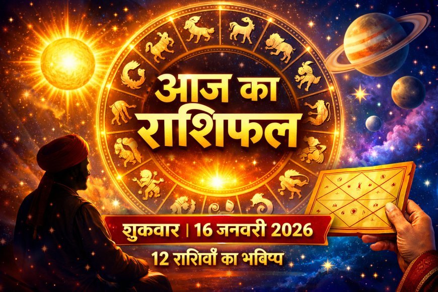 आज का राशिफल, शुक्रवार, 16 जनवरी 2026